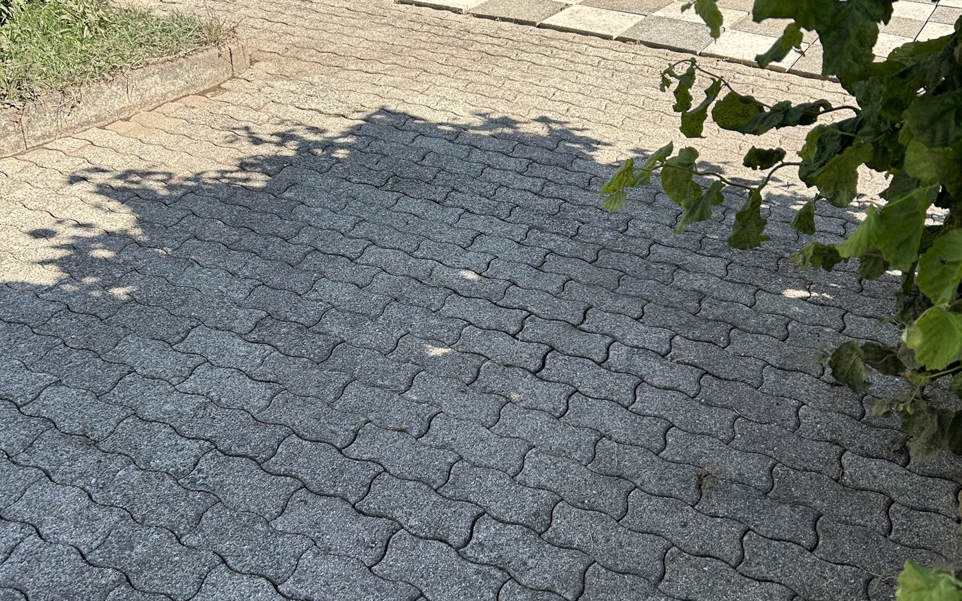 Surface extérieure propre après nettoyage CleanSoluce